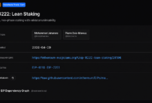 Photo of Институциональные участники стейкинга Ethereum оценивают компромисс между скоростью и конфиденциальностью в рамках EIP-8222