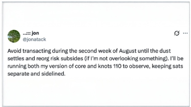Photo of Разработчик Bitcoin Core предупреждает пользователей о необходимости приостановить переводы BTC по мере приближения срока вступления в силу BIP-110