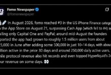 Photo of FOMO вошла в пятерку лидеров финансовых чартов США, обогнав Kalshi и Cash App