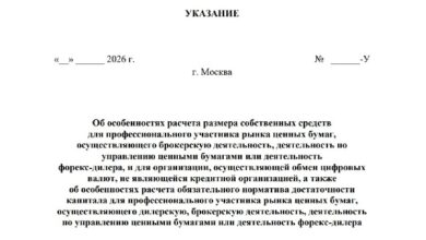 Photo of Банк России ограничил долю криптовалют в портфеле рыночных брокеров до 25 %