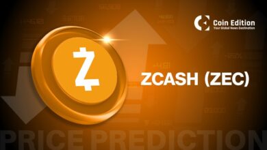 Photo of Прогноз цены на Zcash август 2026 года: ZEC нажимает на прорыв треугольника, когда DCG покупает горнодобывающий участок в Небраске