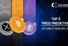 Photo of Топ-3 прогноза цены: Bitcoin (BTC), Ethereum (ETH), XRP (XRP)