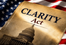 Photo of Рост курса биткоина вызывает споры о том, учтен ли уже в цене Clarity Act
