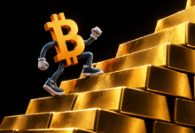 Photo of CoinShares: биткоин снова торгуется наравне с золотом как защитный актив