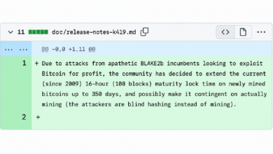 Photo of Форк Биткойна BLAKE2b предлагает майнерам подождать 45 дней, прежде чем распоряжаться своими монетами