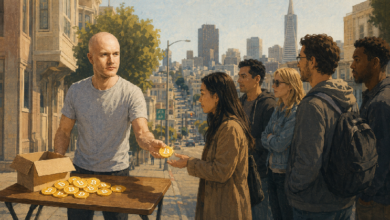Photo of Около тысячи человек получили по биткоину от основателя Coinbase, когда монета стоила $5–10
