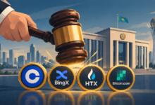 Photo of Регулятор Казахстана объявил о судебном запрете для Coinbase, BingX и HTX