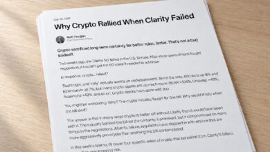 Photo of По данным Bitwise, 4 криптовалютных сектора выиграли от провала закона CLARITY