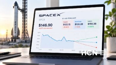 Photo of HCN AI Analyst: акции SpaceX могут снизиться до $136,28 через 90 дней