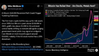 Photo of Bloomberg прогнозирует цену биткоина на уровне 10 000 долларов, а генеральный директор Cryptoquant с этим не согласен