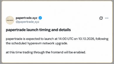 Photo of DEX Papertrade Perp привлек $118 млн за 24 часа с плечом 1000x