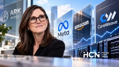 Photo of Кэти Вуд купила акции Meta, Amazon и CoreWeave, всё это акции ИИ-компаний